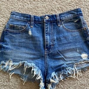 Blue Jean cut off shorts from Hollister